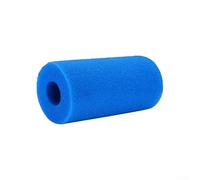 Sawhamale Colonne éponge de filtre de piscine bleue de 20 x 10 cm, cartouche remplaçable pour piscines hors sol et creusées pour enlever efficacement les débris accessoire de nettoyage de type B