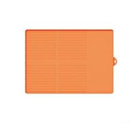 Sawhamale Ensemble de tapis de barbecue en silicone avec motif rayé, tapis de cuisson isolant thermique et tapis de drainage pour comptoir de cuisine, flexible et antidérapant, pour la cuisine et la