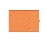 Sawhamale Ensemble de tapis de barbecue en silicone avec motif rayé, tapis de cuisson isolant thermique et tapis de drainage pour comptoir de cuisine, flexible et antidérapant, pour la cuisine et la