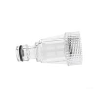 Sawhamale Filtre d'entrée de nettoyeur haute pression de 1,9 cm, connecteur d'eau en plastique ABS pour machine à laver de voiture, mousse à neige, outil adaptateur de tuyau d'arrosage transparent