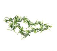 Sawhamale Guirlande d'eucalyptus artificiel de 1,8 m à suspendre, lierre, fausse verdure en rotin pour arche de mariage, fête, maison, jardin, bureau, décoration réaliste en plastique