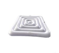 Sawhamale Housse carrée pour jacuzzi gonflable - Économie d'énergie - Couvercle de spa extérieur avec gonflage et dégonflage rapides et isolation thermique pour réduire les pertes de chaleur et
