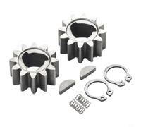 Sawhamale Kit de roue d'entraînement de tondeuse à gazon 12 dents en métal pour modèles HRM215 HRB215 HRS216 HRX216 HRX217 avec clips d'engrenage, clés de transmission, ressorts de compression pour