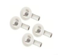 Sawhamale Lot de 4 adaptateurs coudés pour tuyau de vidange de climatiseur pour fenêtre, unité de climatisation, tuyau de vidange de condensat, raccord en plastique étanche, outil de réparation