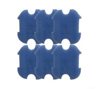 Sawhamale Lot de 6 Éponge Filtrantes pour Robot de Piscine WYBOT A1 | Éponge Filtrante en Mousse 285 x 245 x 10 mm, Accessoires Lavables Réutilisables, Entretien Facile en Haute Densité Bleu