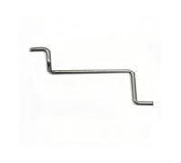Sawhamale TS420 Tige d'étranglement pour scie à béton 4238-185-1500, pièce de rechange pour barre de porte coupe-vent en métal, finition argentée pour équipement électrique extérieur