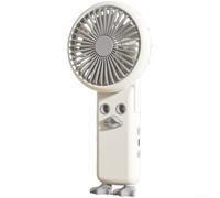 Sawhamale Ventilateur pulvérisateur portable rechargeable par USB avec humidificateur, 4 réglages de brumisation portable avec double système de pulvérisation, moteur silencieux sans balais pour