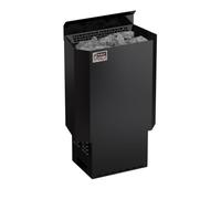 Sawo Nordex Mini NRM-36Ni2-BL-Z-C Poêle de sauna 3,6 kW - poêle de sauna électrique pour la commande Saunova - 3-6 m³, montage mural, Acier inoxydable foncé