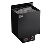 Poêle Électrique Sawo Nordex 9,0 kW, Noir | avec commande intégrée | NRN-90NB-BL-Z-C