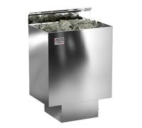 Sawo Nordex NRN-90Ni2-Z-C Poêle de sauna 9,0 kW - poêle de sauna électrique pour la commande Saunova - 8-14 m³, montage mural, Acier inoxydable