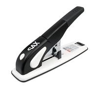 SAX 299 Agrafeuse forte XXL, pour jusqu'à 130 feuilles, agrafeuse professionnelle, pour diverses agrafes, barrette de butée réglable
