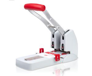SAX 908 Starklocher : pour jusqu'à 150 feuilles, perforatrice 2/4 trous, perforatrice de bureau avec réglage