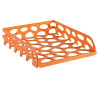 SAX Voronoi Corbeille à courrier Corbeille à dossiers, indestructible, design moderne, orange
