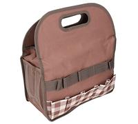 SAXOJONON Sac à outils de jardin pour le rangement, tissu Oxford 600D, grande capacité avec plusieurs poches, poignée ergonomique, sac de jardinage léger et portable pour plantation d'outils d'élagage