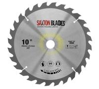 Saxton à dents plates TCT lame de scie circulaire 255 mm x 28 dents x 25,4 mm alésage convient à Evolution