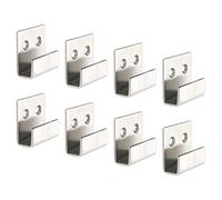 SAYAYO Fixation Miroir Mural Attache Cadre pour 10MM Intérieur 8 Pcs Argent