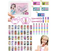 SAYHALO Sticki Rolls - Série Sticki Book - Bracelet d'autocollants portable et séparable, 420 mini autocollants, bracelet et livre de stickers