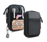 Sayram SP2/SP3 EDC Organiseur de Sac, Mini Sac pour Homme, Organisateur EDC, Petit Sac pour Homme avec Crochet et Boucle, Petit Sac à Outils avec Anneau en D, Sac Utilitaire de Rangement élastique