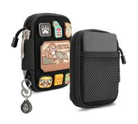 Sayram SP2/SP3 EDC Organiseur de Sac, Mini Sac pour Homme, Organisateur EDC, Petit Sac pour Homme avec Crochet et Boucle, Petit Sac à Outils avec Anneau en D, Sac Utilitaire de Rangement élastique