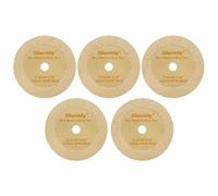 Sbestily Lot de 5 meules de coupe diamant de 5,1 cm pour acier inoxydable, bronze, laiton, écrous, boulons, vis, bois, carrelage
