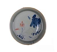 SBJKLYRN Compote de fruits， Eau de thé peinte à la main en céramique de 13,7 cm et usage domestique de style zen chinois