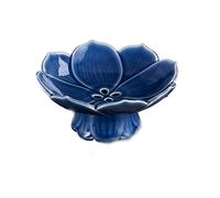 SBJKLYRN Compote de fruits， Thé séparé en céramique de lotus de 15,5 cm avec signification zen chinoise for un usage domestique de Bouddha
