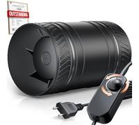 SBONNI Ventilateur Extracteur d'Air Réglable 100 mm, 8 W 310 m³/h, Silencieux, Protection Surchauffe, Ventilateur de Conduit pour Serre, Salle de Bain, Cave Humide, Garage, Cuisine - P124