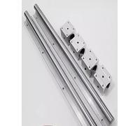 SBR20 Ensemble de rails linéaires avec 4 blocs, support en aluminium pour travail du bois, scie de table, routeur CNC, imprimante 3D (SBR20, 1,5 m)