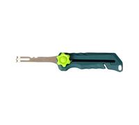 Sbshiouu Ensemble d ' Outils de Nettoyage de calmar avec Larges Bords de Coupe et Conception Pliable, Bras de calmar, Texture métallique pour Un Transport Facile, Coupe multifonctionnelle
