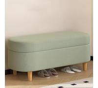 SBZIOJHDR Banc de Rangement pour Chaussures, Banc Ottoman de Rangement en Velours avec siège rembourré, boîte 80 cm, Repose-Pieds