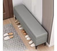 SBZIOJHDR Banc de Rangement pour Chaussures, Siège rembourré en Simili Cuir, Banc Long, de Rangement, Bout lit, étroit for Foyer, Chambre à Coucher
