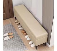SBZIOJHDR Banc de Rangement pour Chaussures, Siège rembourré en Simili Cuir, Banc Long, de Rangement, Bout lit, étroit for Foyer, Chambre à Coucher