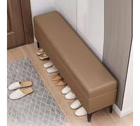 SBZIOJHDR Banc de Rangement pour Chaussures, Siège rembourré en Simili Cuir, Banc Long, de Rangement, Bout lit, étroit for Foyer, Chambre à Coucher
