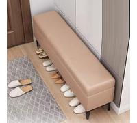 SBZIOJHDR Banc de Rangement pour Chaussures, Siège rembourré en Simili Cuir, Banc Long, de Rangement, Bout lit, étroit for Foyer, Chambre à Coucher