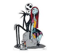 SC4184 Découpe en Carton Grandeur Nature Jack et Sally L'Étrange Noël de Monsieur Jack et Sally avec Mini Figurine de Bureau