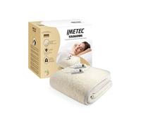 Imetec Chauffe-lit Comfort Sleepwarmer 16800A – Lit double 50% laine/mérinos 2 températures