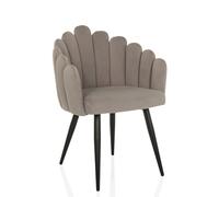 SCALLORE - Chaise de salle à manger Gris
