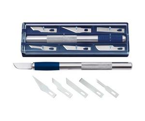 Scalpel de bricolage, longueur: 150 mm, incl. 6 lames