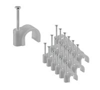 Scame - Attaches pontet à clouer Ø 5mm (boite de 100) cavalier gris pour fixation de gaines, tubes et cables FASTY