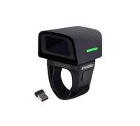 ScanAvenger Scanner de codes-barres Bluetooth 1D 2D QR Ring - Mini lecteur de doigt sans fil, USB et 2,4 GHz, compatible avec iOS, Android, Windows, pour entrepôt, magasin et inventaire