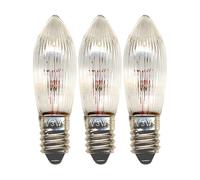 Scandi Essentials Ampoule Lit E10 lampe de réserve 34V Lot de 3 Clair. 3W