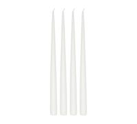 Scandi Essentials Bougie antique Atmosphere 32 cm. lot de 4 Blanc