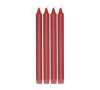 Scandi Essentials Bougie pour chandelier Ambiance 27 cm. lot de 4 Rouge foncé
