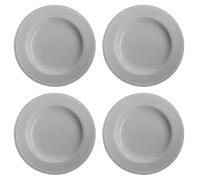 Scandi Living Assiette Dots 28cm Lot de 4 Gris