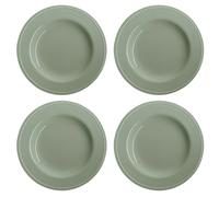 Scandi Living Assiette Dots 28cm Lot de 4 Vert