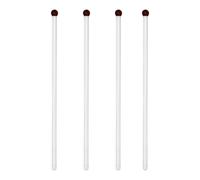 Scandi Living Bâtonnets à boisson Pure 4 pièces Rouge