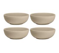 Scandi Living Bol Dots 60cl Lot de 4 Beige