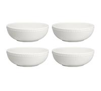 Scandi Living Bol Dots 60cl Lot de 4 Blanc cassé