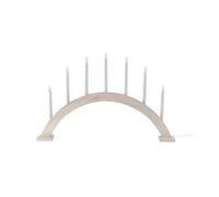 Scandi Living Bougeoir de l'avent Sky arc 41 cm Blanc émaillé