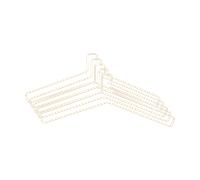 Scandi Living Cintre Edge - lot de 5 Beige